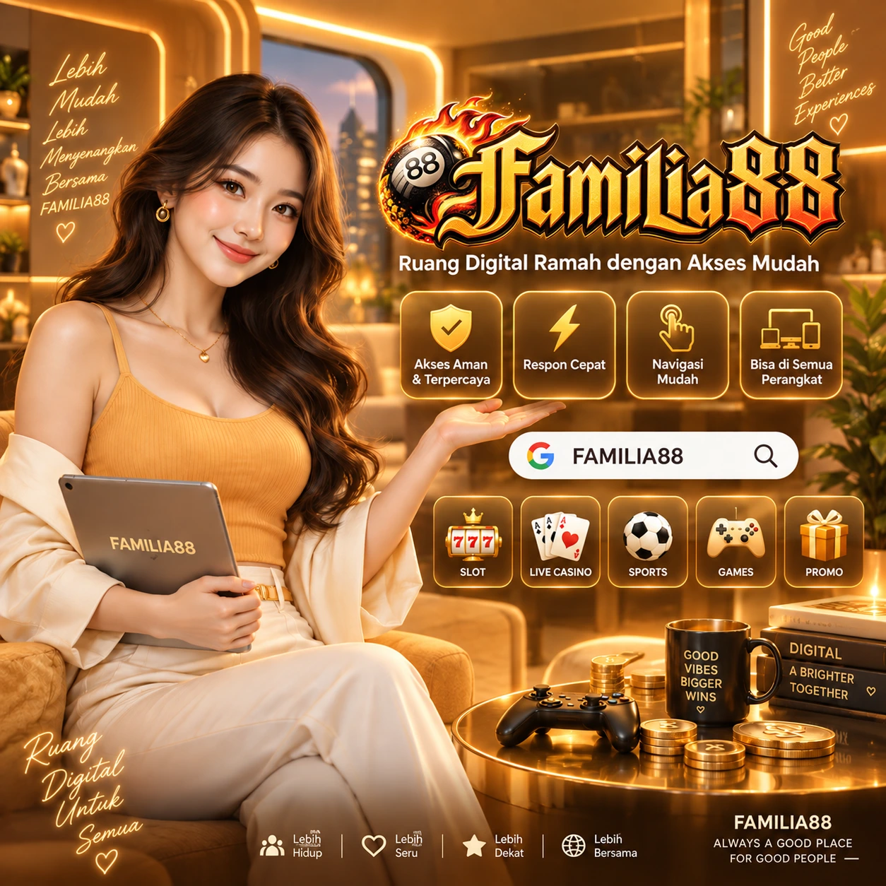 FAMILIA88 — Ruang Digital Ramah dengan Akses Mudah